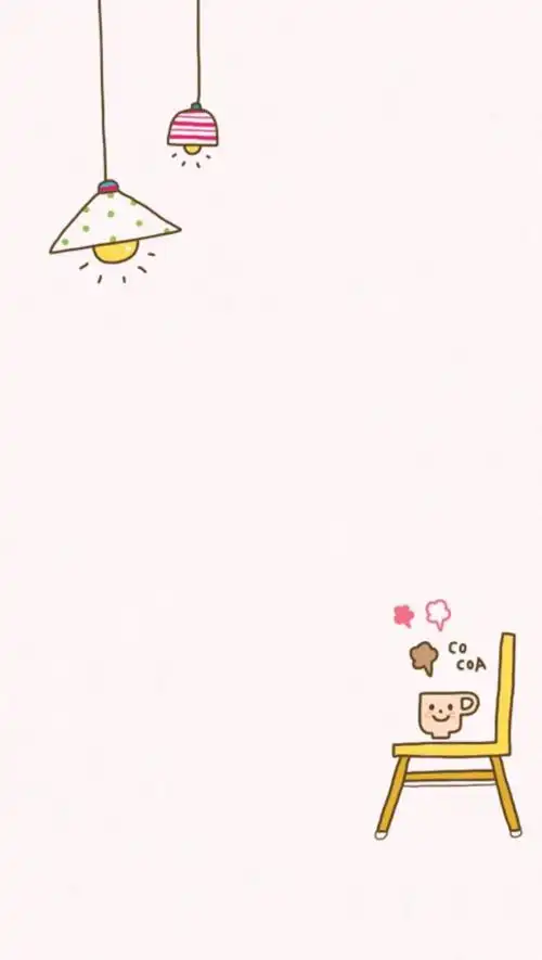 简约 可爱 清新 软萌 背景图片 平铺 素材 锁屏 壁纸(●ω