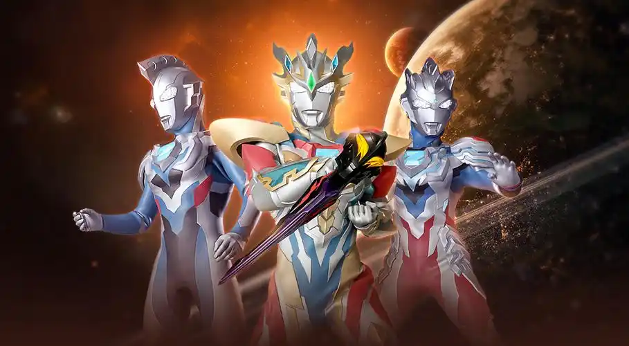 奥特曼之格斗超人德尔塔天爪降临泽塔全形态汇聚