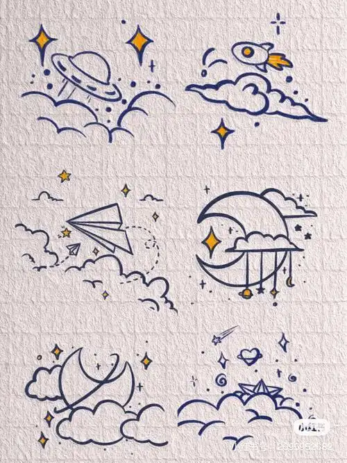 ins风手帐简笔画