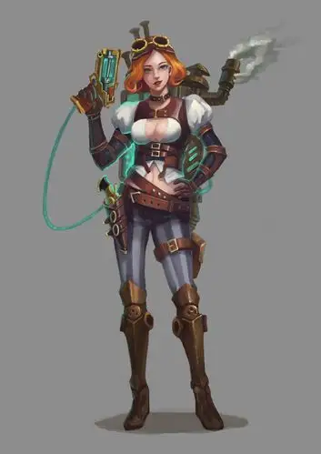 蒸汽朋克练习|插画|游戏原画|evan030 - 原创作品 - 站酷 (zcool)