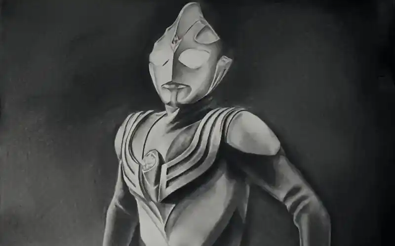 迪迦奥特曼手绘